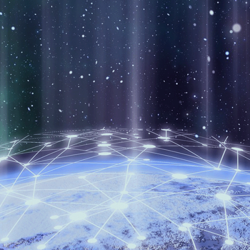 Light projecting from globe