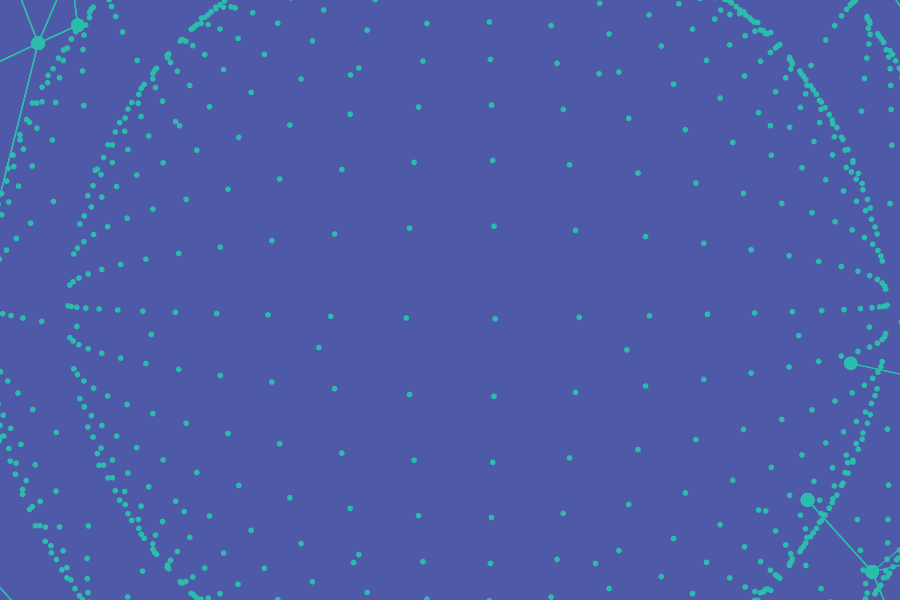 Geometrical circle made out of dots