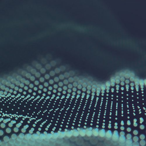 Background of dot landscape