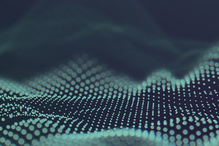 Background of dot landscape