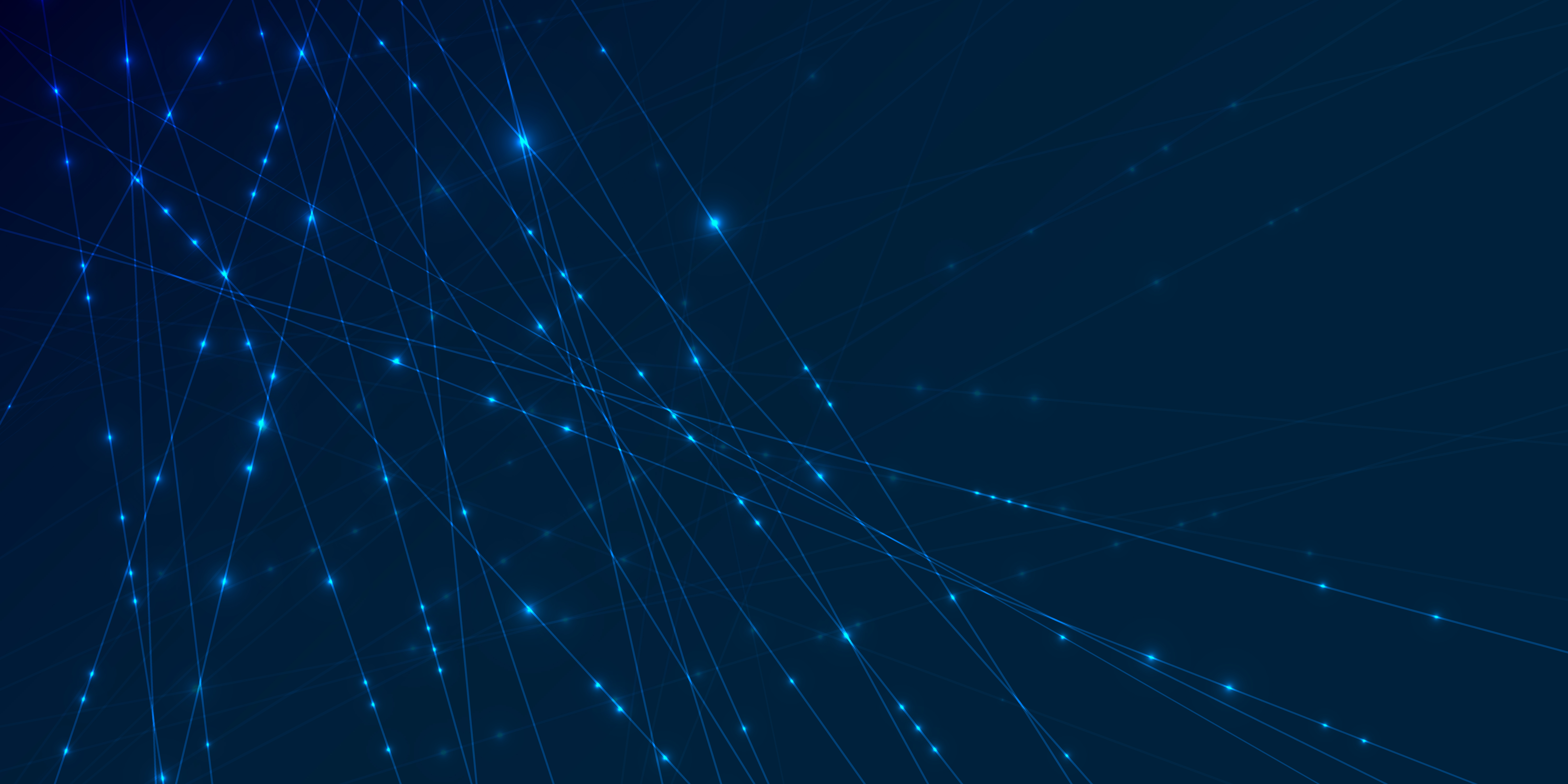 abstract glowing lines crossing each other