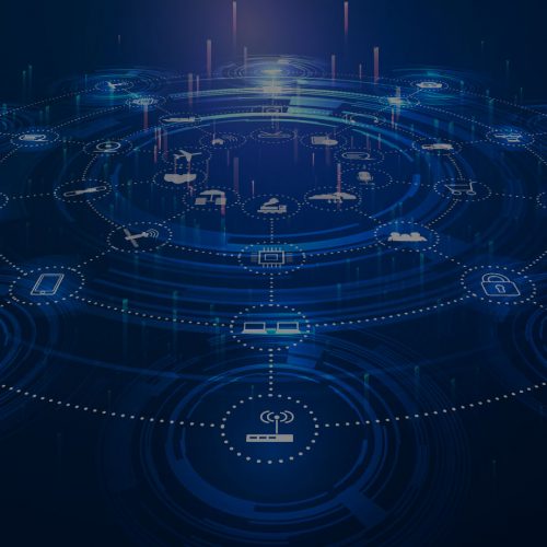 endless Data flowing in a circle