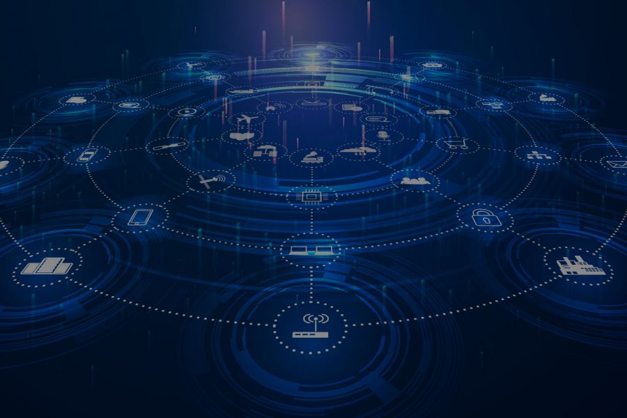 endless Data flowing in a circle